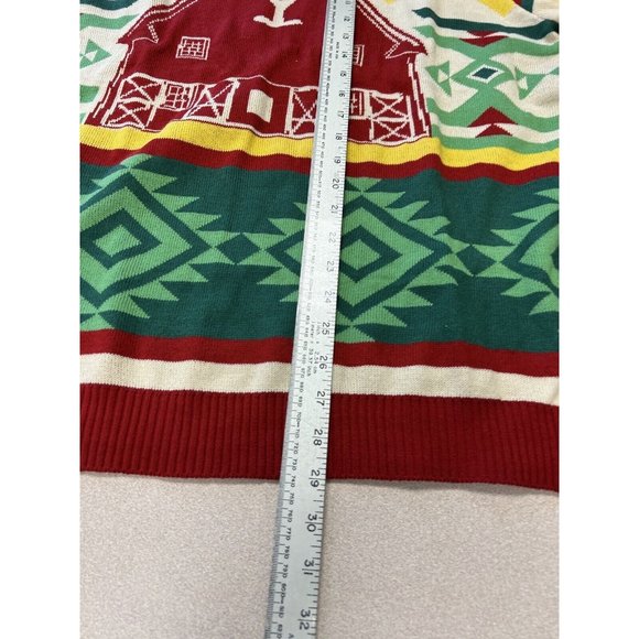 Yellowstone Dutton Ranch Logo Sweater Montana Country Aztec design size xl 284 - Picture 7 of 8